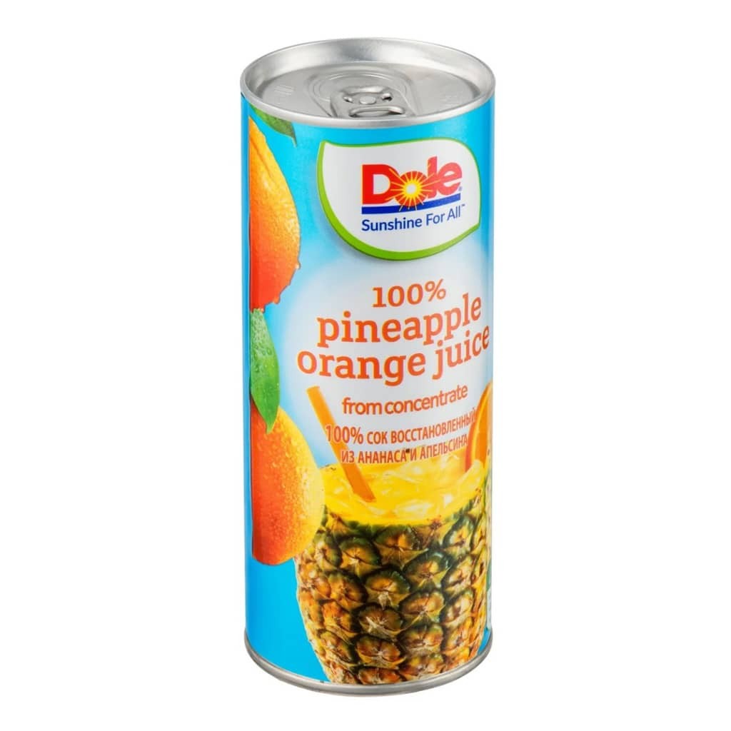Ананасовый и апельсиновый сок