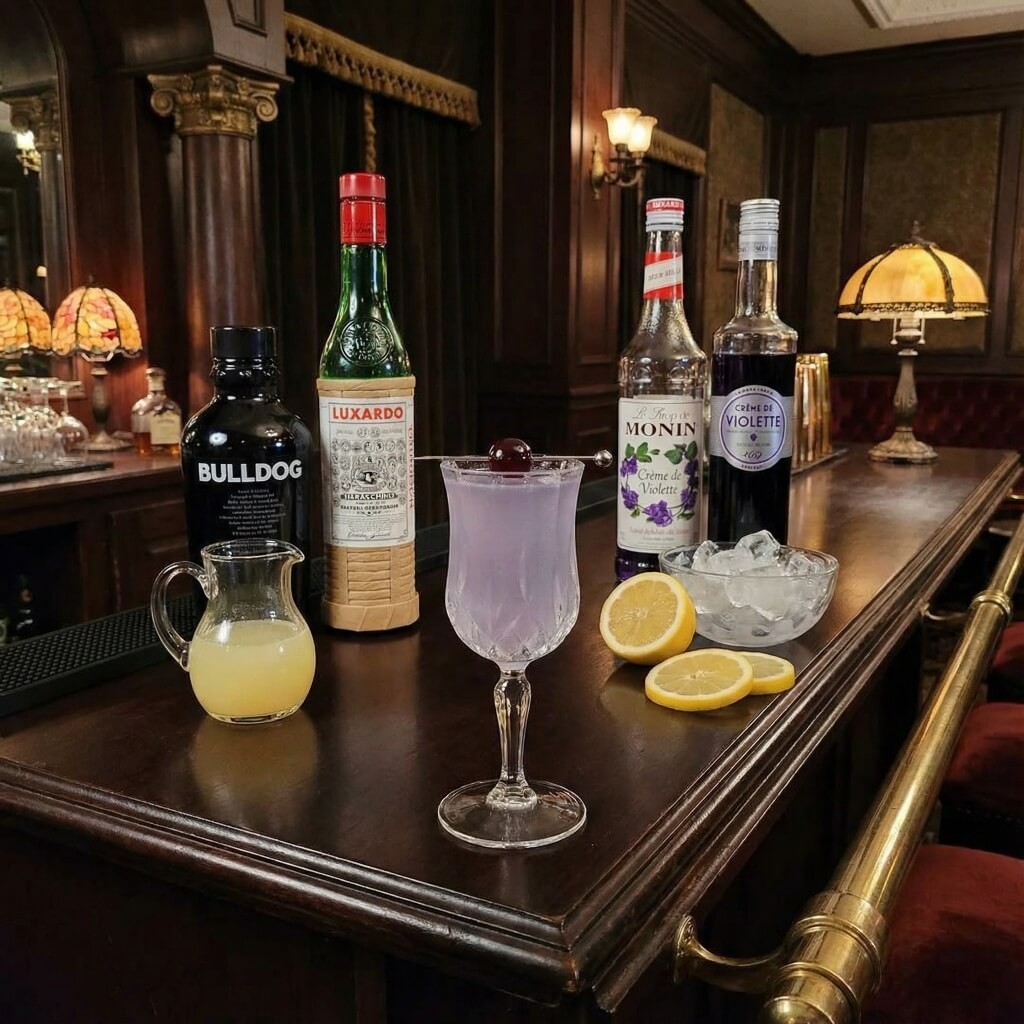 Как приготовить коктейль Авиация: классический рецепт