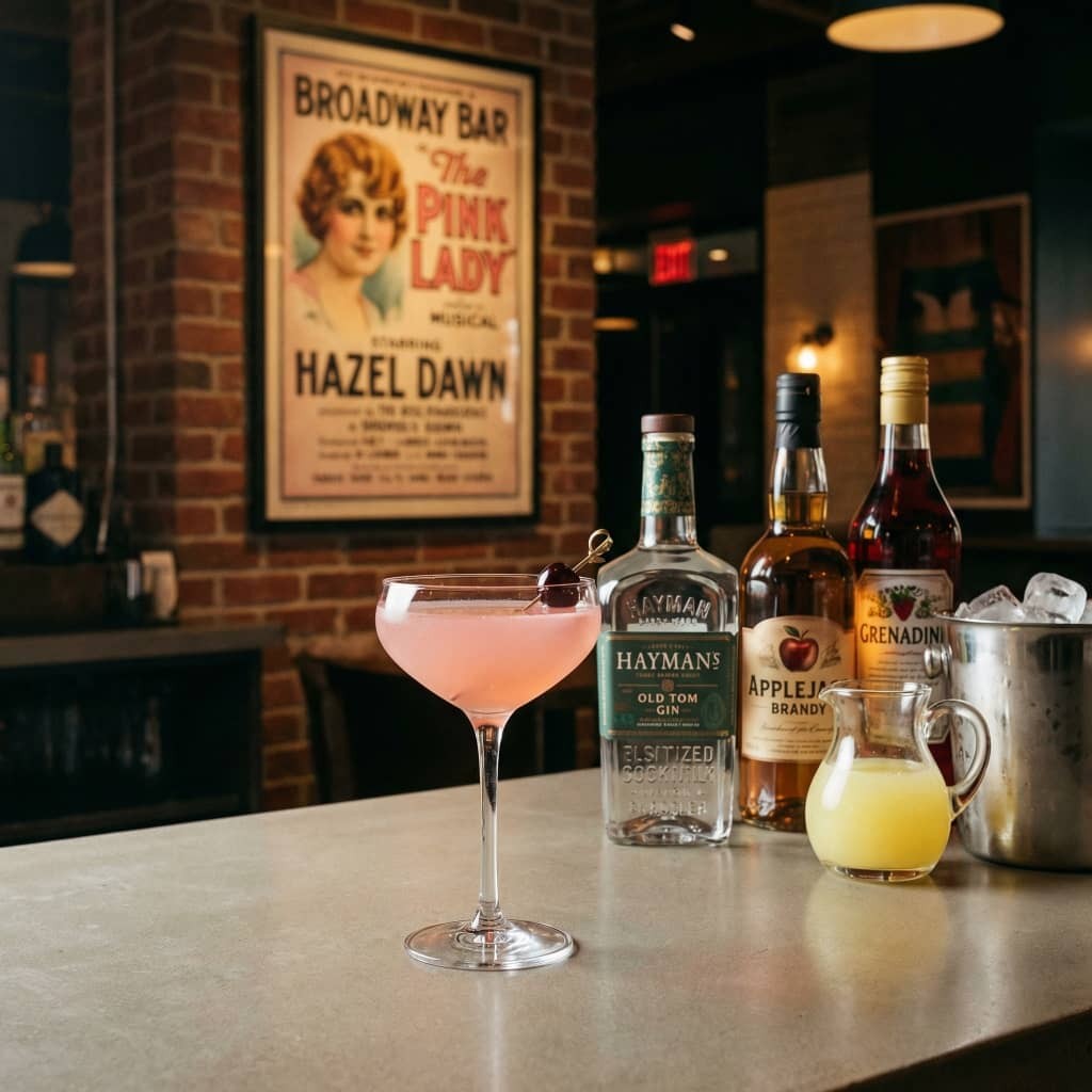 Коктейль Розовая Леди / Pink Lady