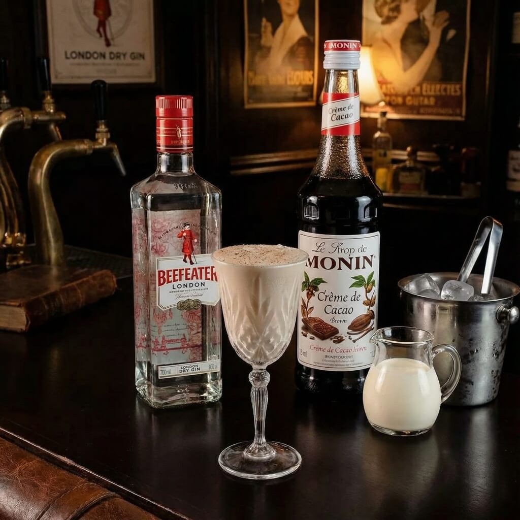 Как приготовить классический коктейль Александр (Alexander)