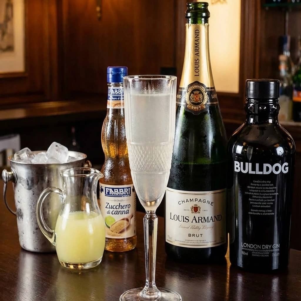 Рецепт коктейля Французский 75 (French 75)