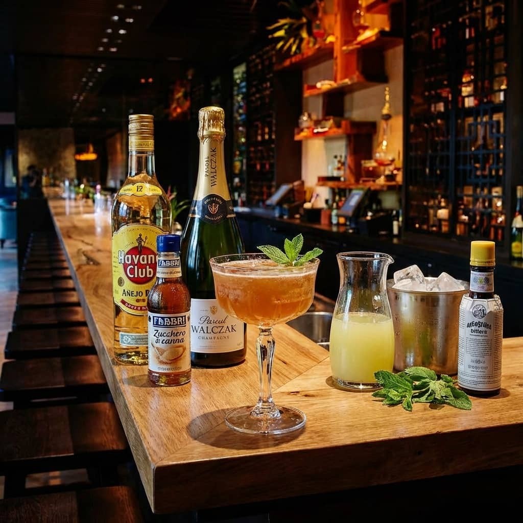 Коктейль Старый Кубинец (Old Cuban)