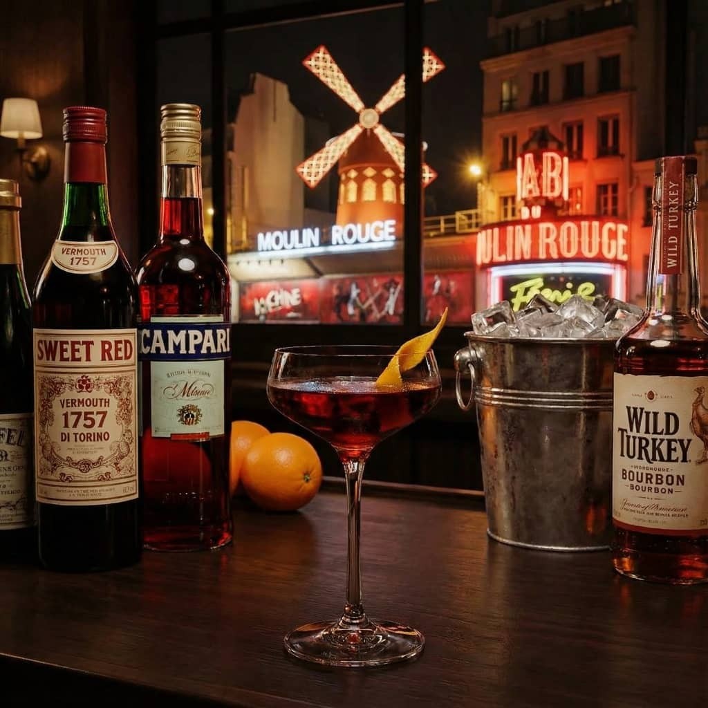 Рецепт коктейля Бульвардье: классическая версия