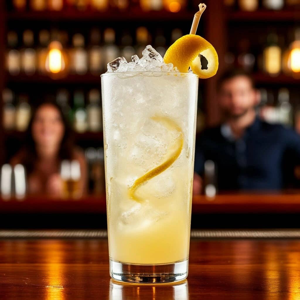 Как приготовить коктейль Джин Физз (Gin Fizz)