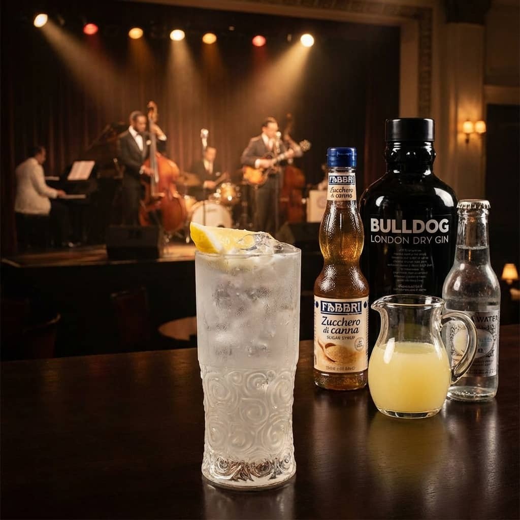 Рецепт коктейля Джин Физз (Gin Fizz)