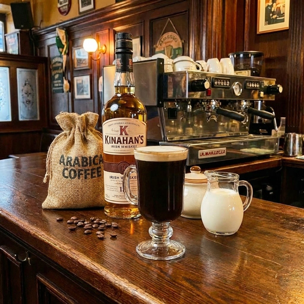 Коктейль Ирландский Кофе (Irish Coffee)