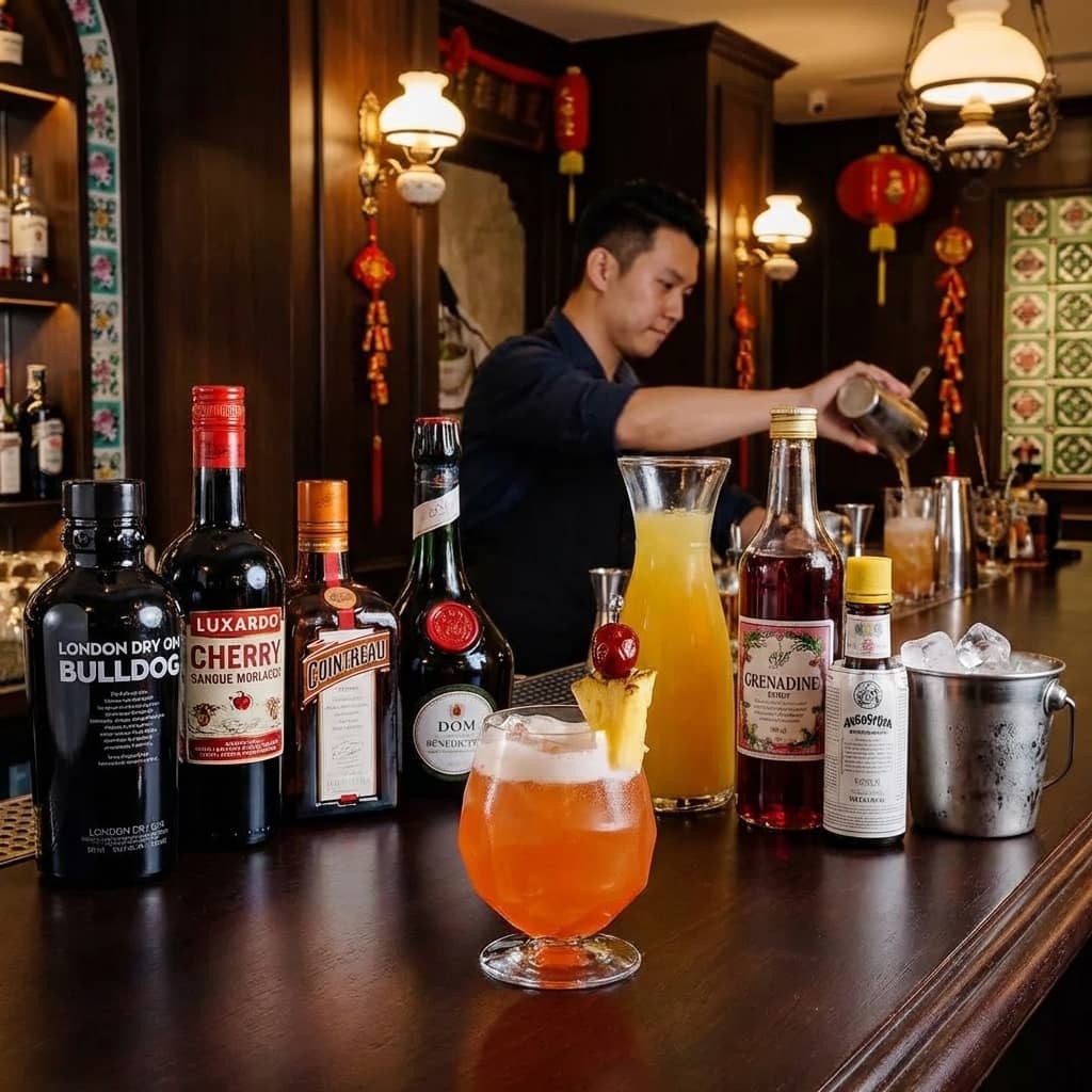 Коктейль Сингапурский Слинг / Singapore Sling