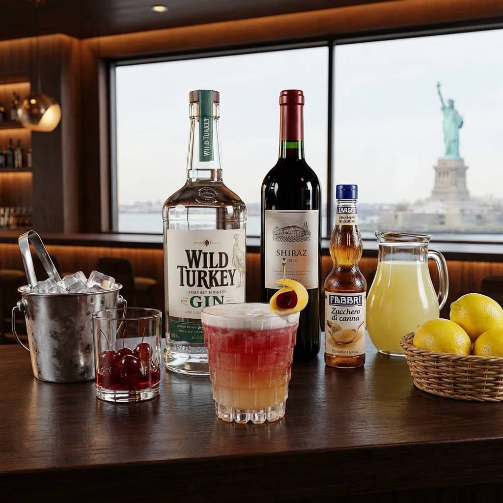 Коктейль Нью-Йорк Сауэр (New York Sour)