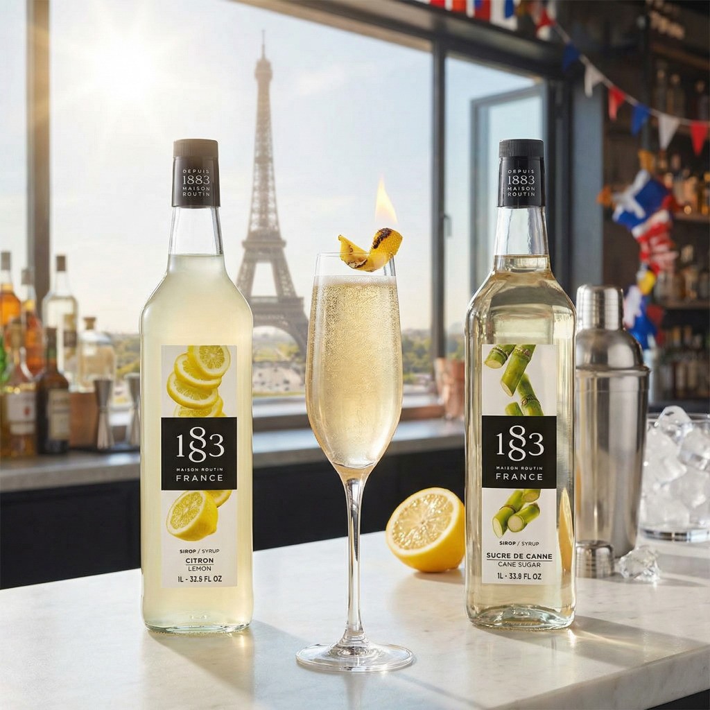 Безалкогольный коктейль Zero French 75: рецепт с сиропом