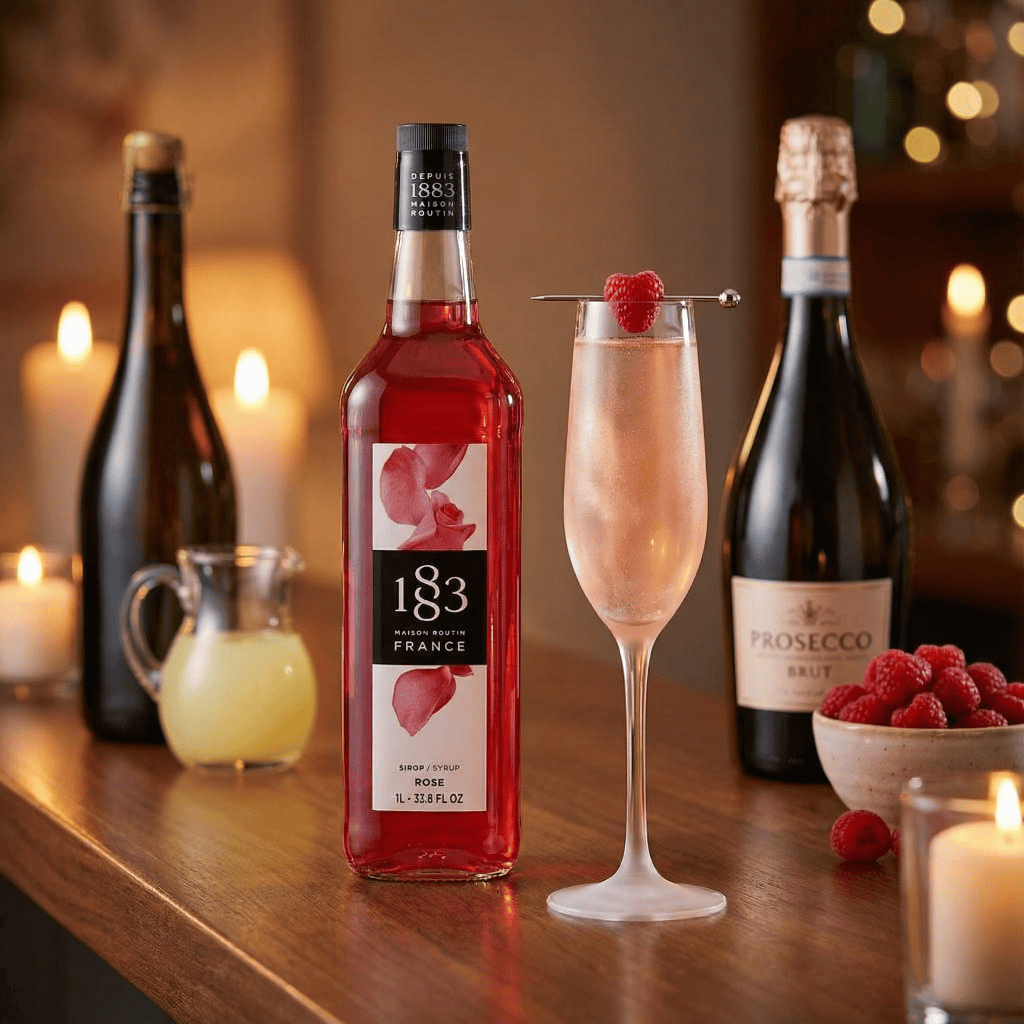 Коктейль с шампанским и сиропом: рецепт игристого напитка