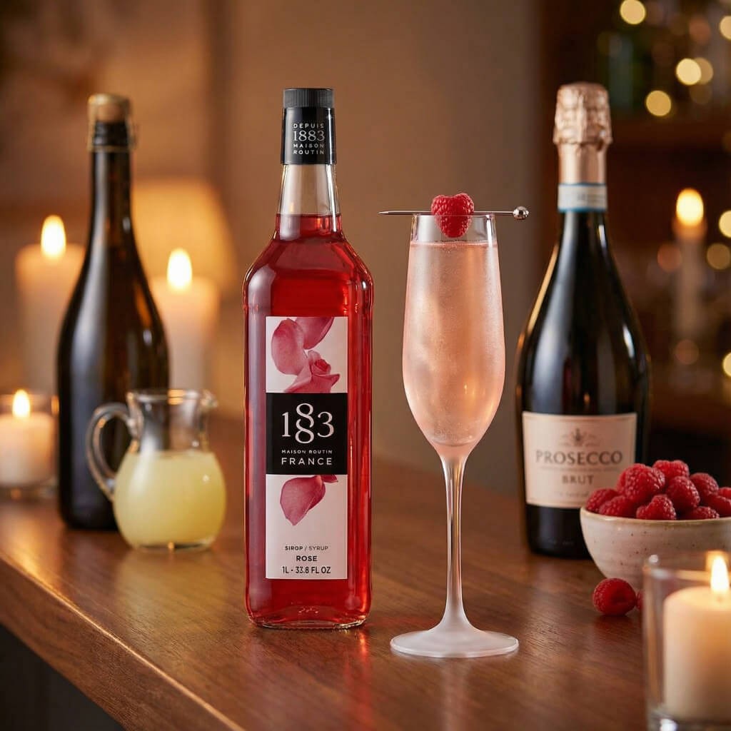 Коктейль с шампанским и сиропом: рецепт игристого напитка