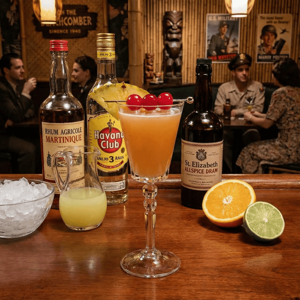 «Три точки и тире»: тики-коктейль по официальному рецепту IBA